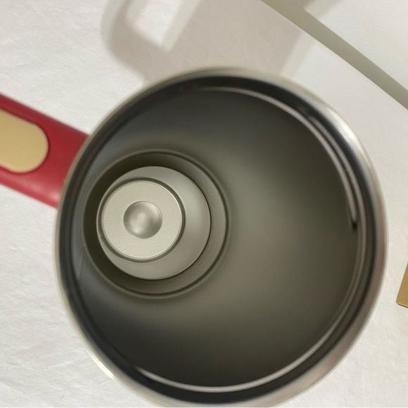 POSHBOSS Stanley-like Steel Tumbler Cup Thermos Handle & Straw Red Poshswag 40oz - Picture 6 of 11